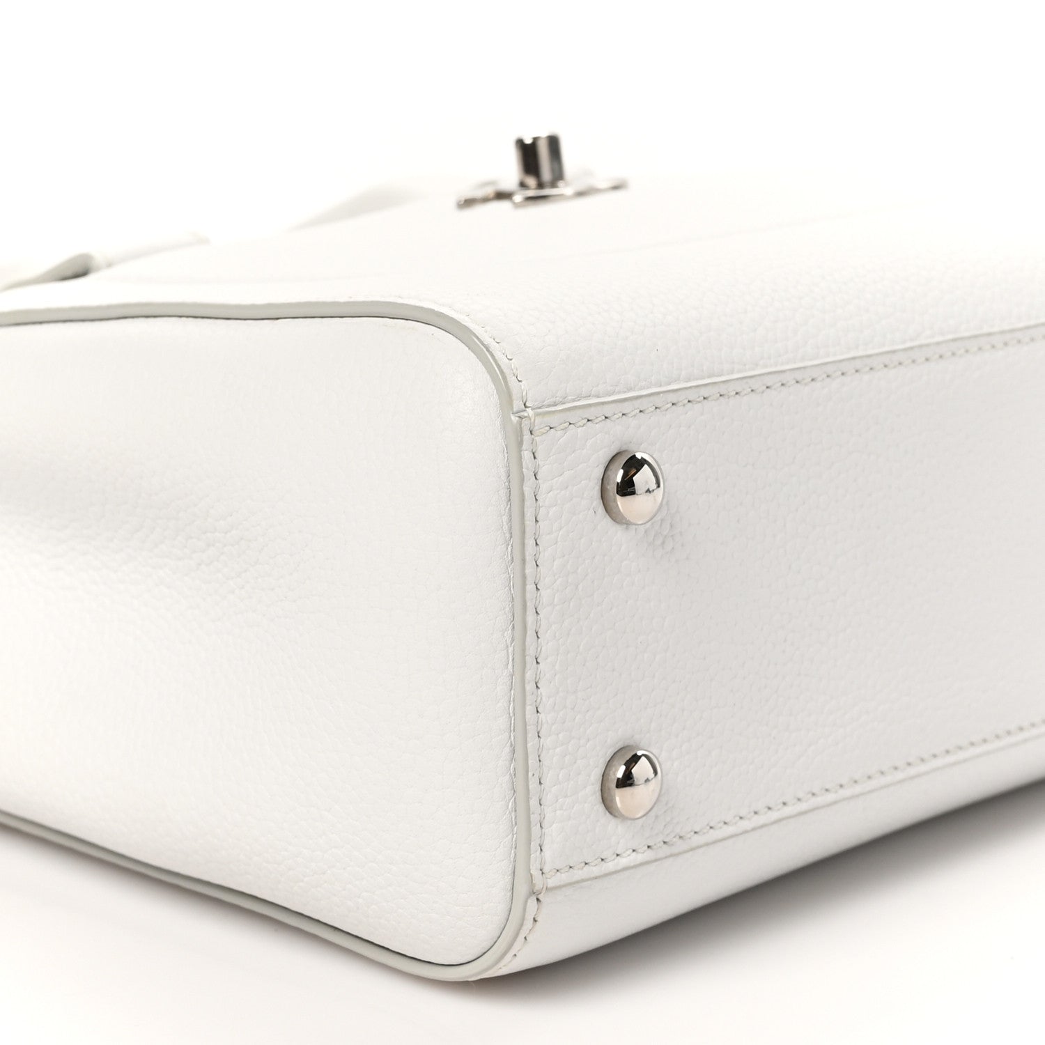 Chanel Grained Calfskin Mini Neo Executive Shopper Tote White 10 of 11
