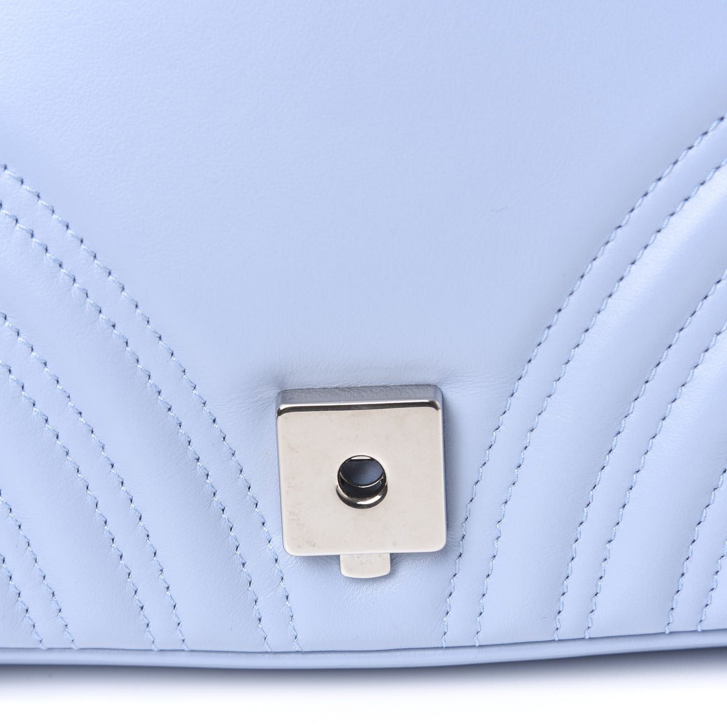 Calfskin Matelasse Small GG Marmont Shoulder Bag Porcelain Light Blue