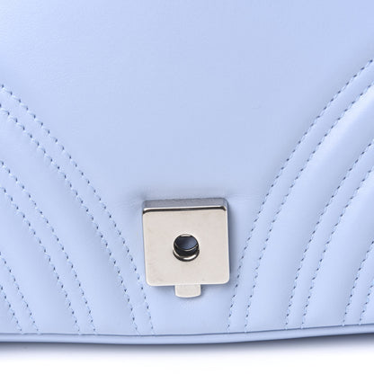 Gucci Calfskin Matelasse Small GG Marmont Shoulder Bag Porcelain Light Blue 11 of 12