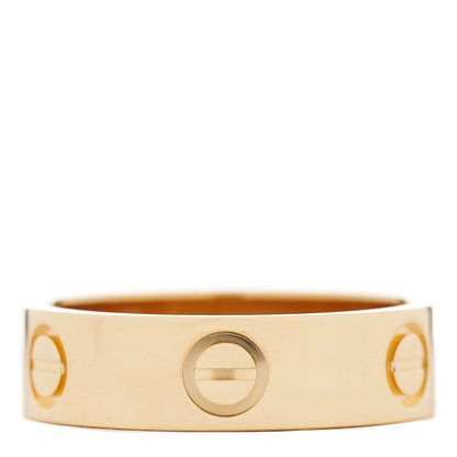 Cartier 18K Yellow Gold 5.5mm LOVE Ring 55 7.25 3 of 4