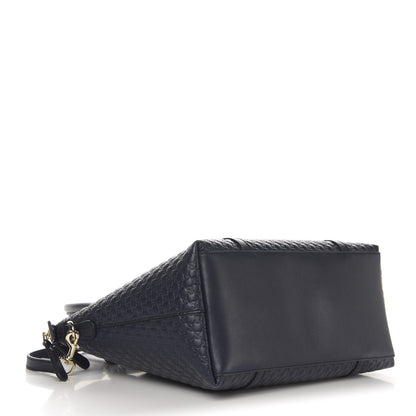 Gucci Soft Microguccissima Dome Satchel Navy 5 of 11