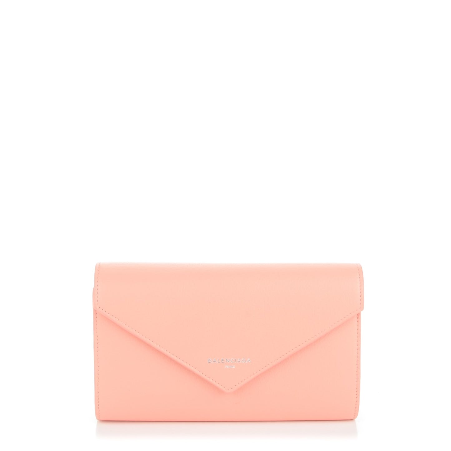 Calfskin Papier Money Convertible Clutch Vieux Rose