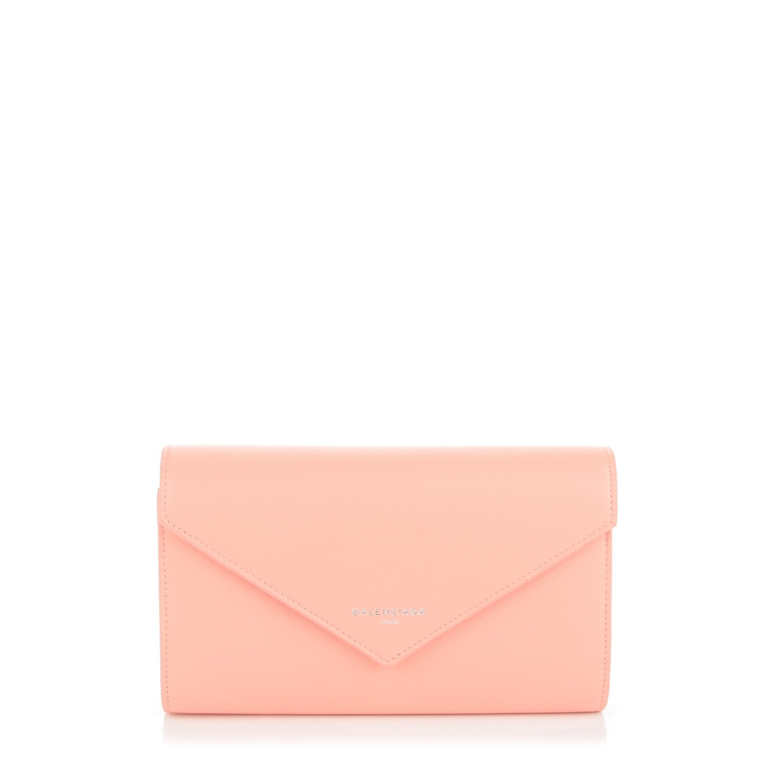 Balenciaga Calfskin Papier Money Convertible Clutch Vieux Rose 1 of 6