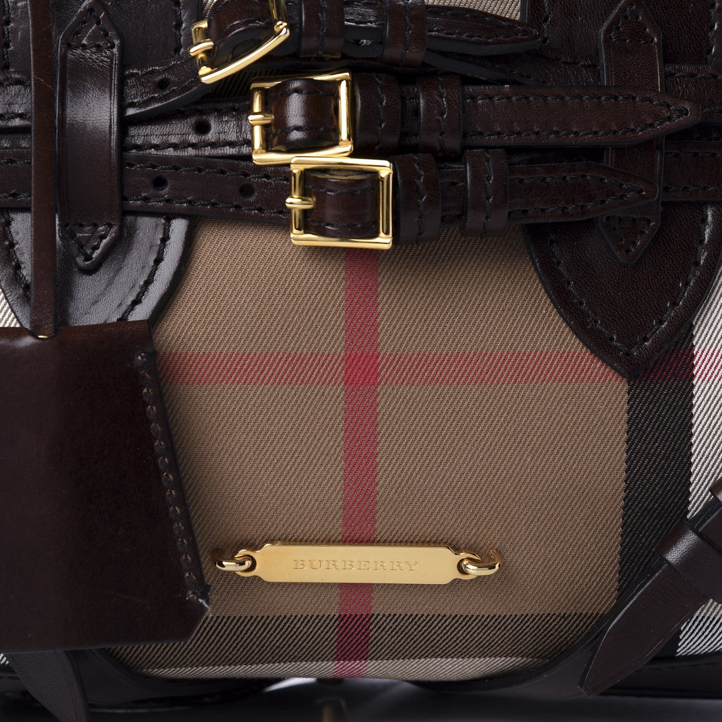 House Check Small Gladstone Deep Claret
