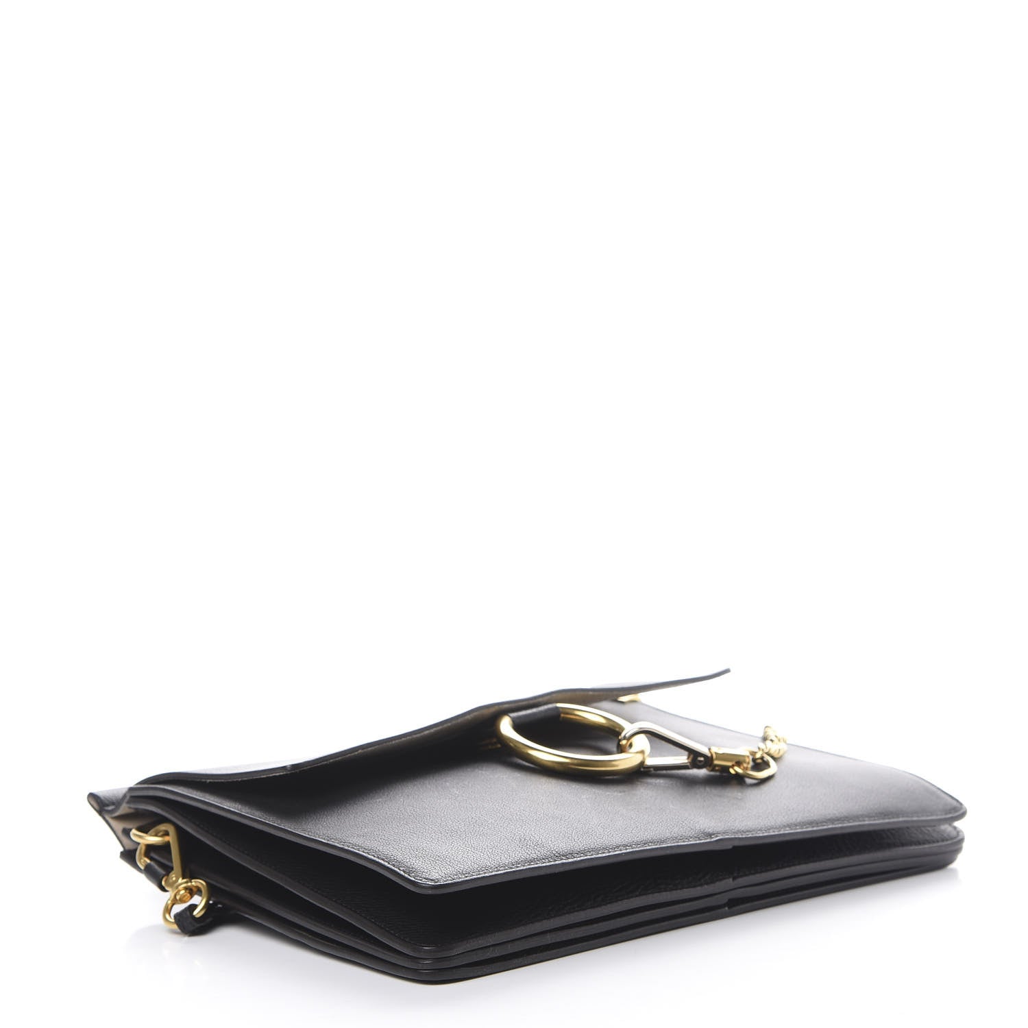 Chloe Goatskin Medium Faye Shoulder Bag Black 3 of 15