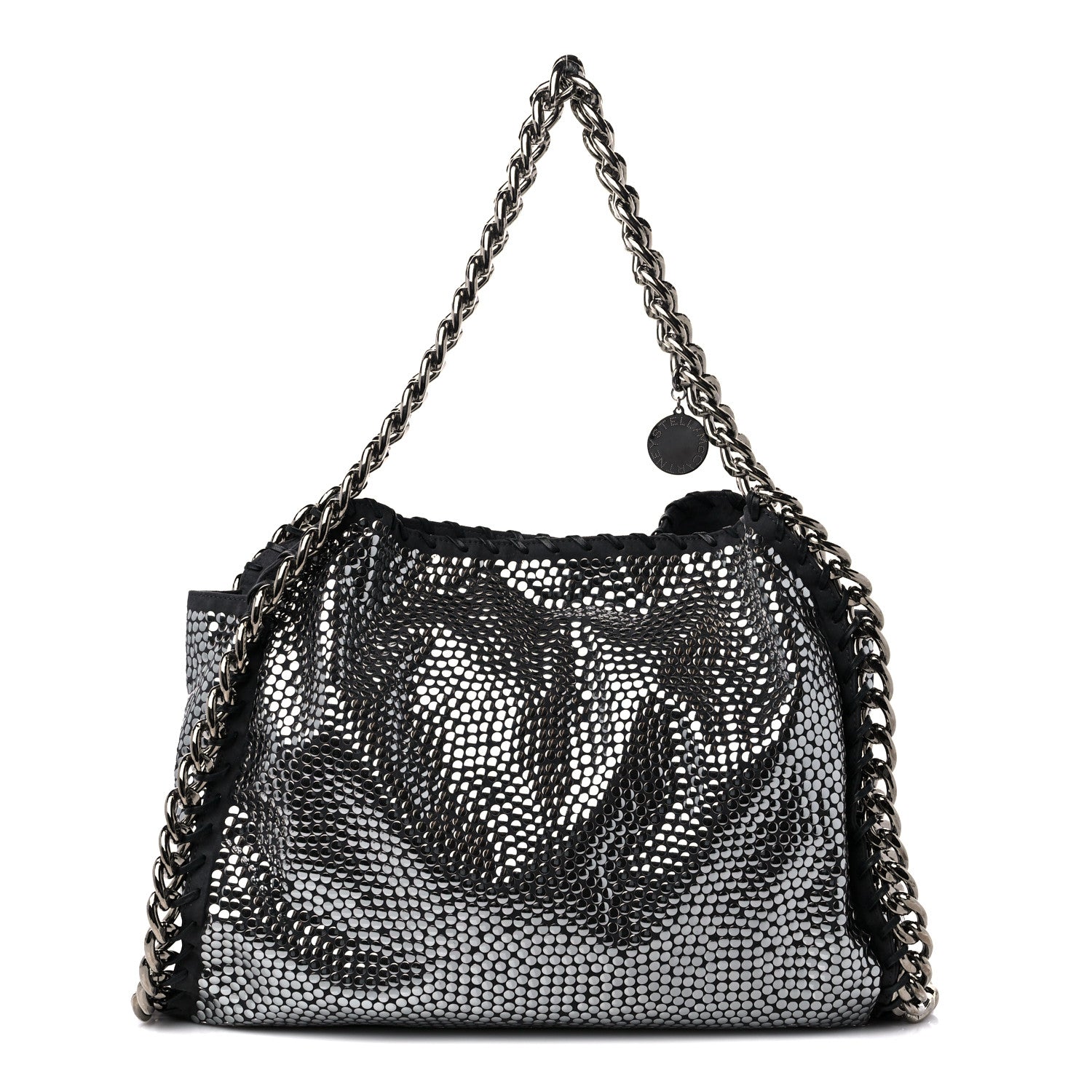 Stella McCartney Studded Eco Suede Falabella Tote Black 1 of 10