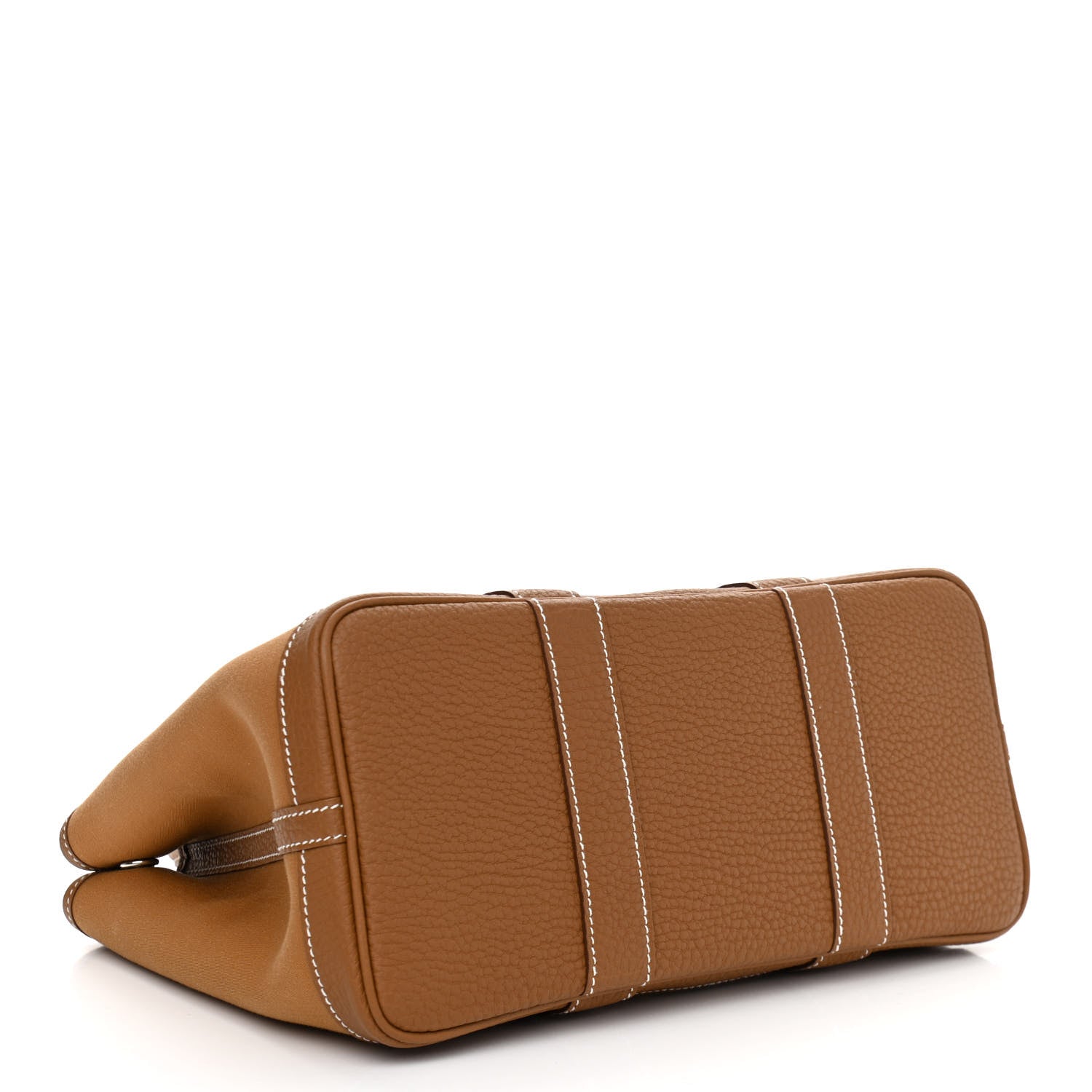 Hermes Toile Militaire Vache Country Verso Garden Party 30 TPM Gold Dune Magnolia 4 of 11