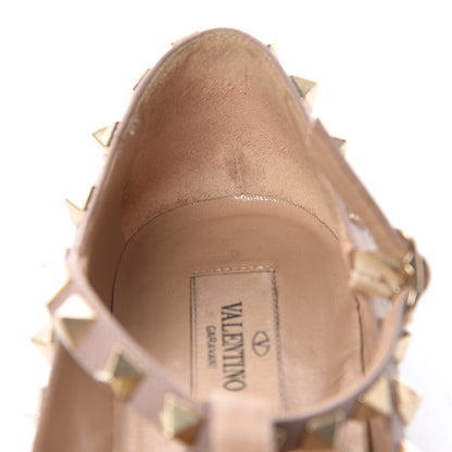 Valentino Garavani Nappa Rockstud Cage Ballerina Flats 34 Dark Mauve Poudre 12 of 14