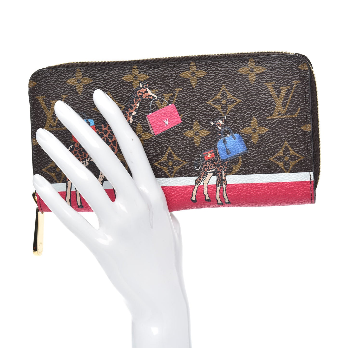 Monogram 2017 Christmas Animation Zippy Wallet
