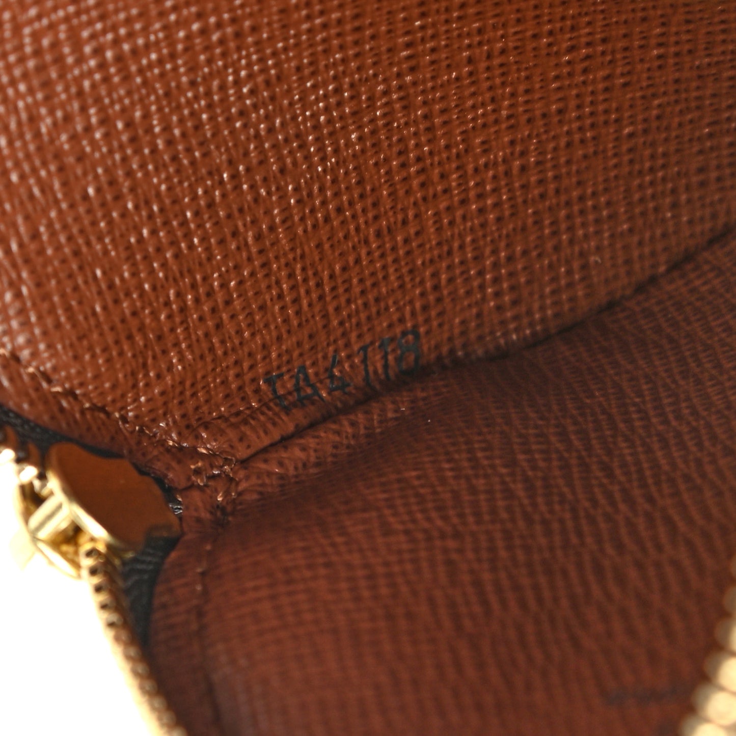 Monogram Round Coin Purse