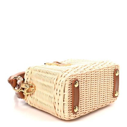 Louis Vuitton Rattan Calfskin Capucines Mini Brown 3 of 8