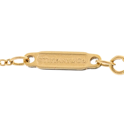 Tiffany 18K Yellow Gold Diamond Mini T Smile Pendant Necklace 4 of 4