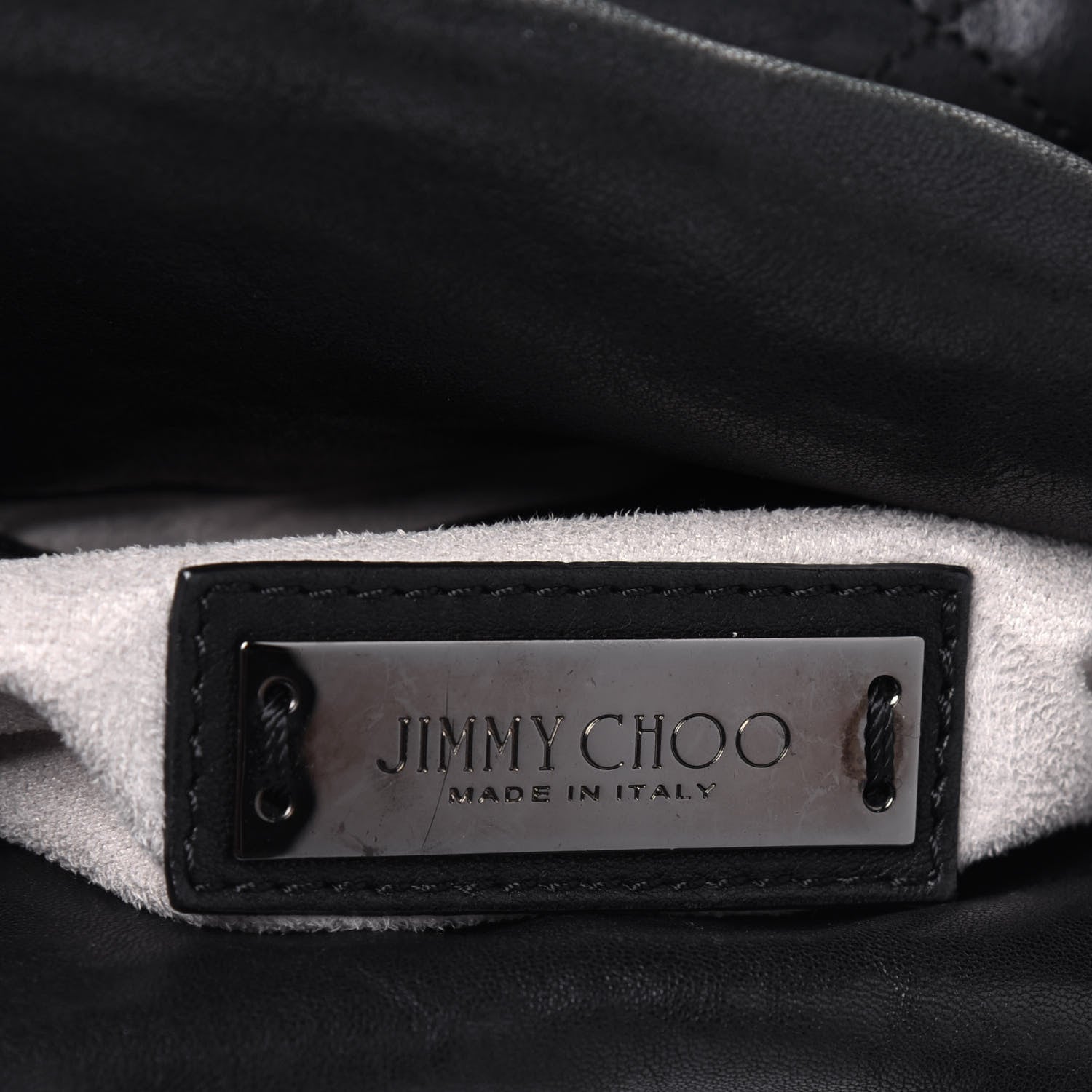 Jimmy Choo Lambskin Studded Blare Tote Black 6 of 19