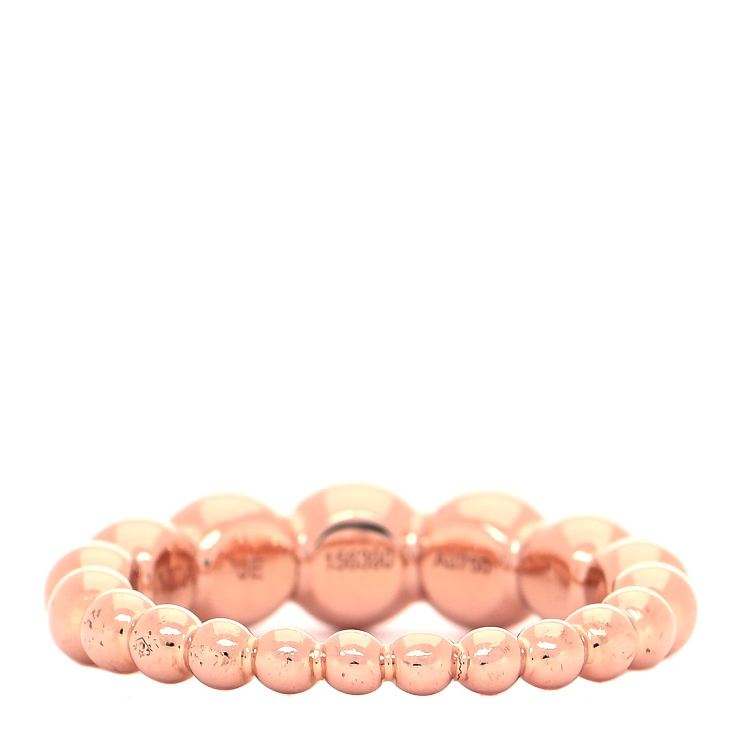 18K Rose Gold Perlee Pearls of Gold Variation Ring 53 6.5