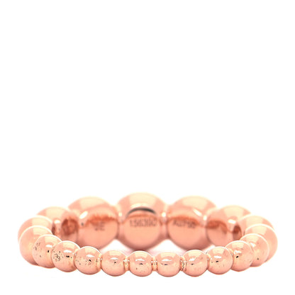 Van Cleef & Arpels 18K Rose Gold Perlee Pearls of Gold Variation Ring 53 6.5 3 of 4