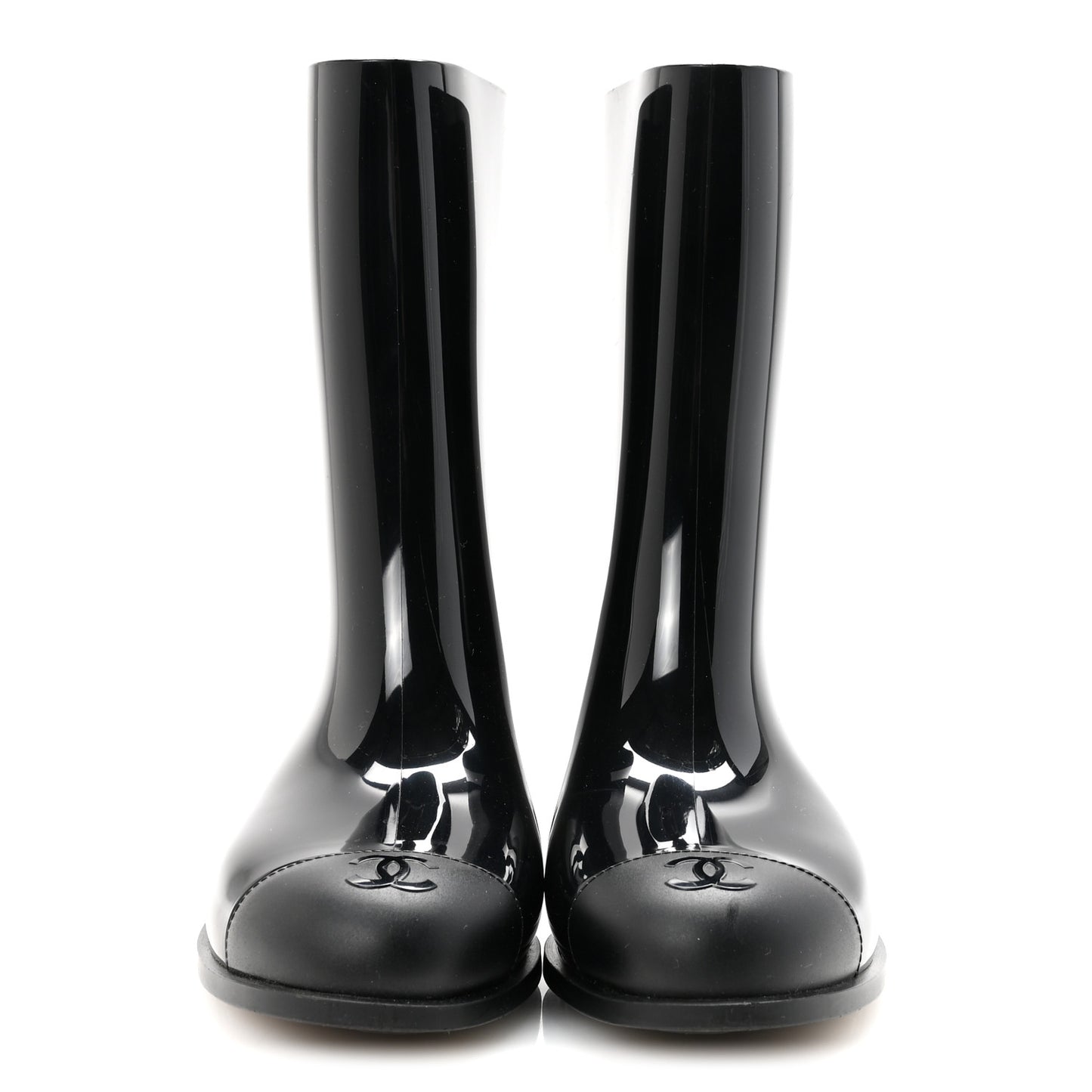 Rubber Rain Boots 36 Black