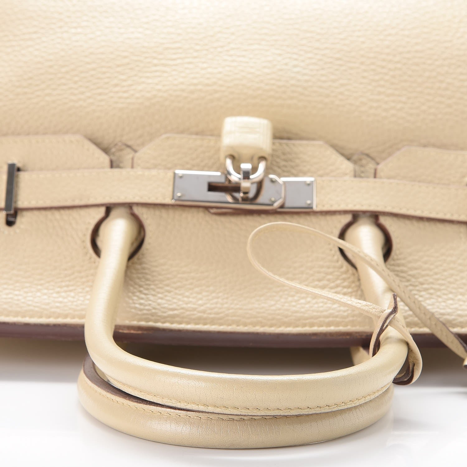 Hermes Taurillon Clemence Birkin 35 Parchemin 46 of 56