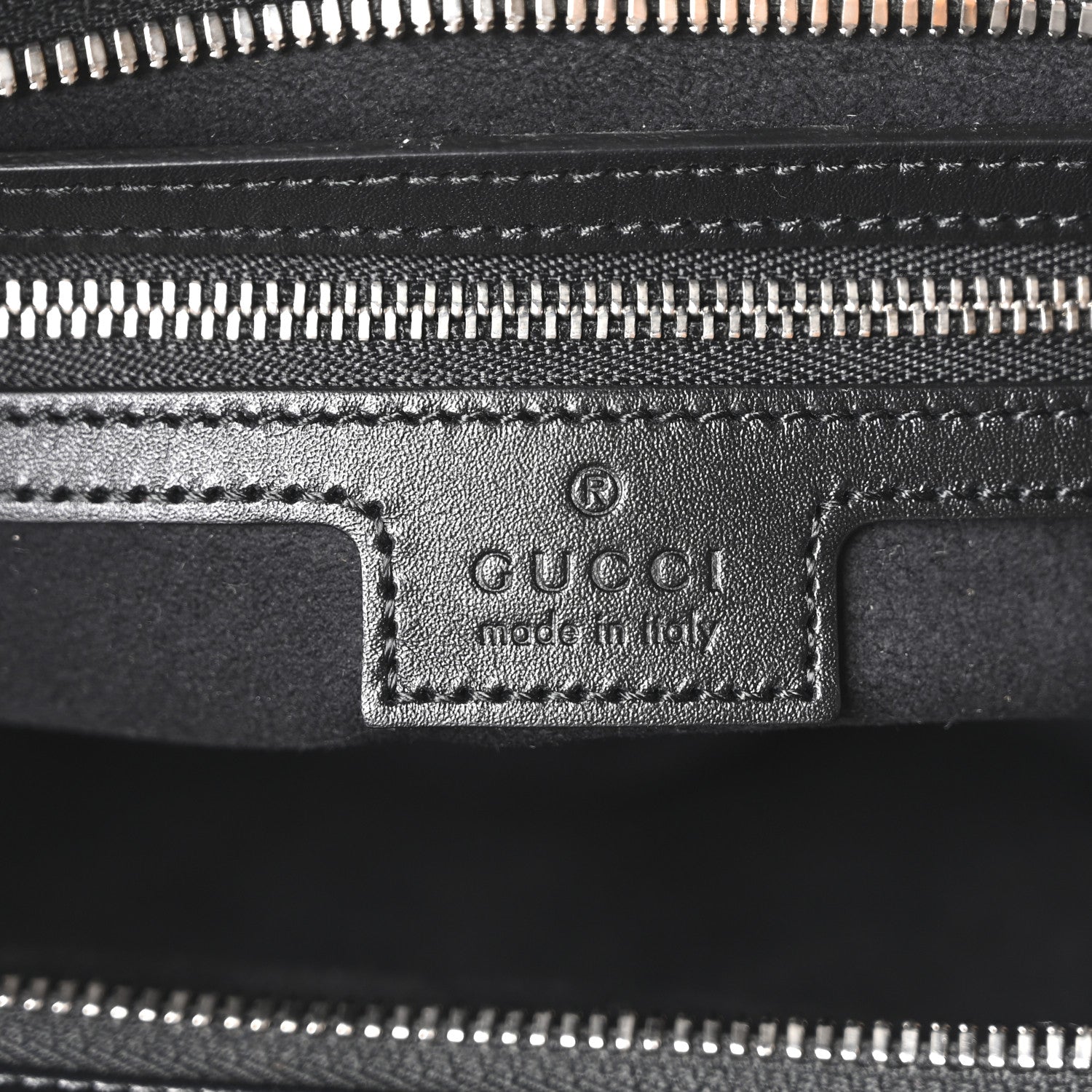 Gucci Calfskin Petite GG Small Tote Bag Black 6 of 10