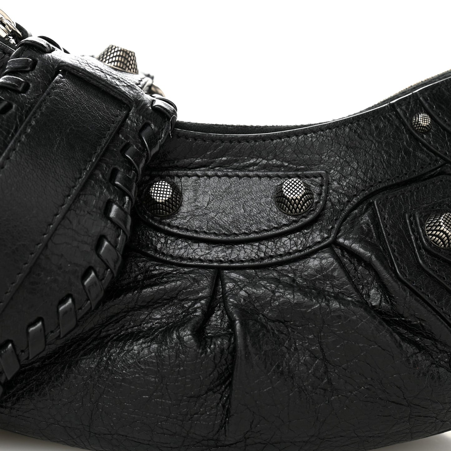 Agneau Arena Le Cagole Shoulder Bag XS Black