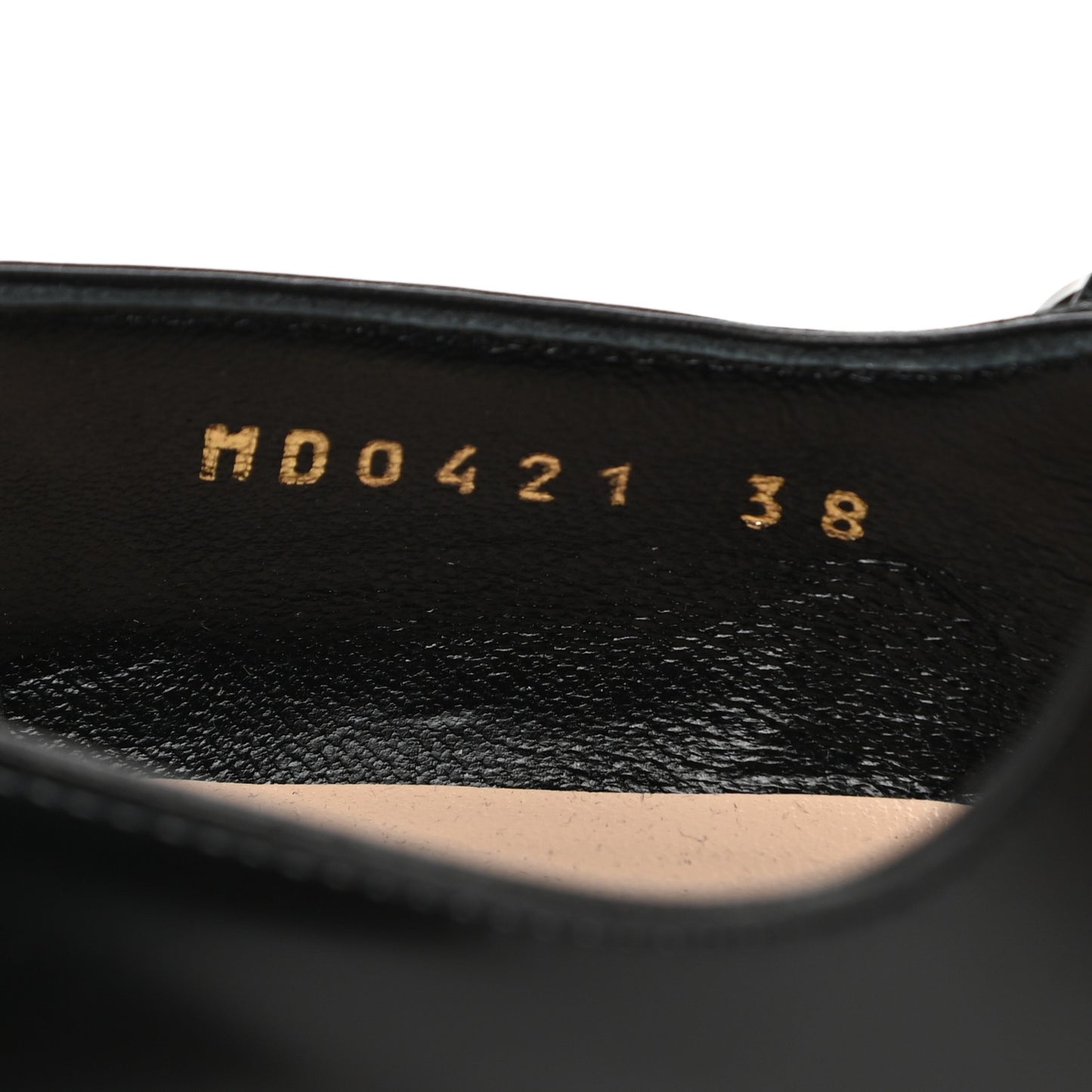 Brushed Calfskin Uniform 30mm Pumps 38 Black