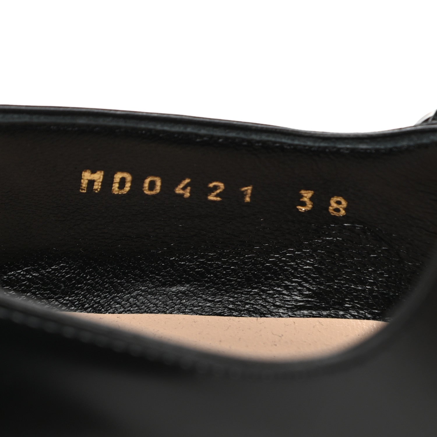 Christian Dior Brushed Calfskin Uniform 30mm Pumps 38 Black 8 of 8