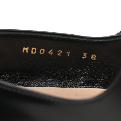 Christian Dior Brushed Calfskin Uniform 30mm Pumps 38 Black 8 of 8