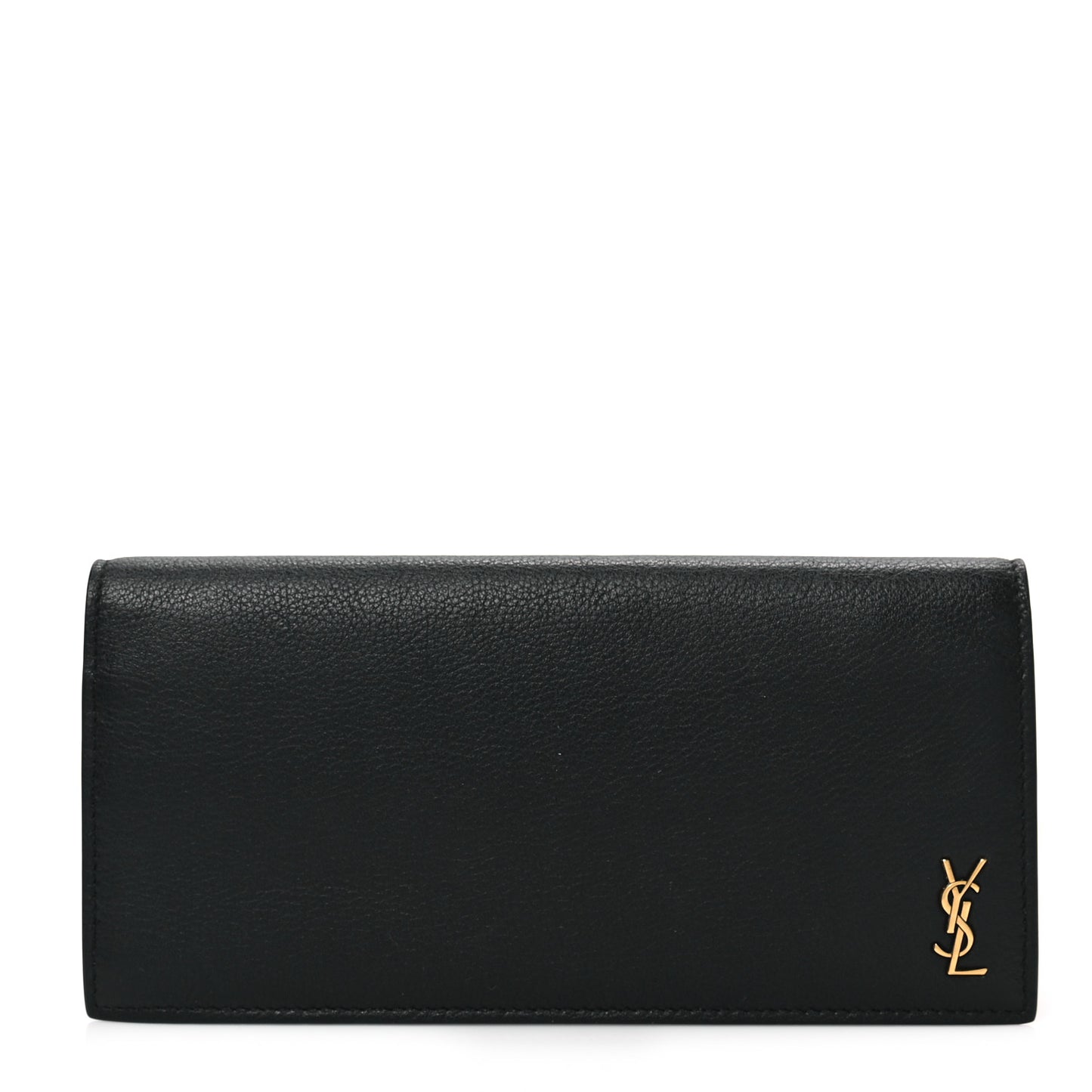 Calfskin Tiny Monogram Cassandre Wallet Black