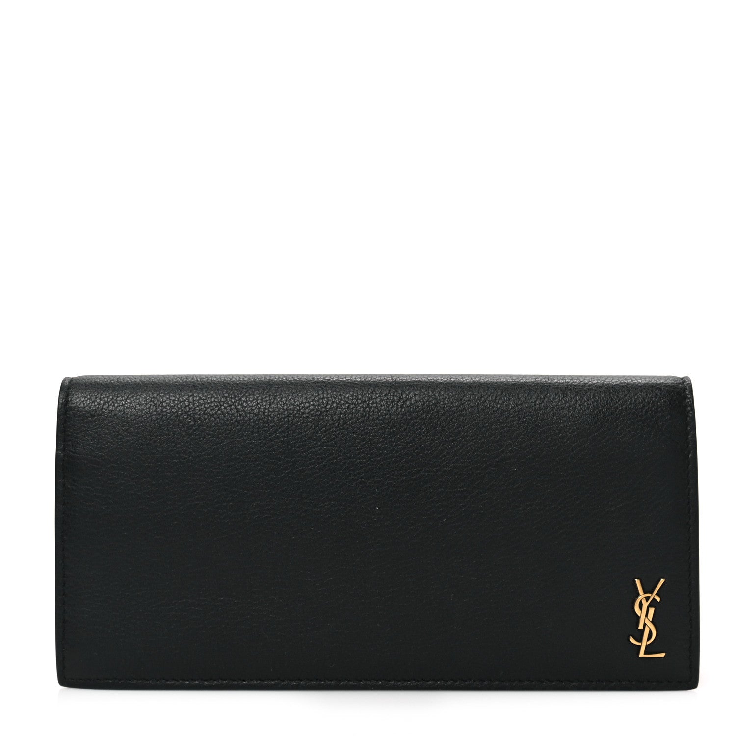 Saint Laurent Calfskin Tiny Monogram Cassandre Wallet Black 1 of 6