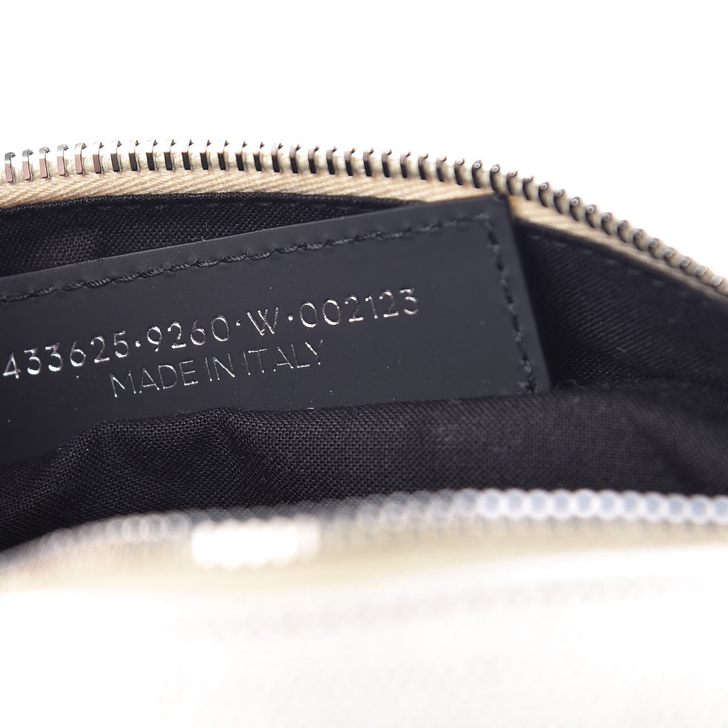 Cotton Canvas Calfskin Neo Lift Belt Bag Natural Black