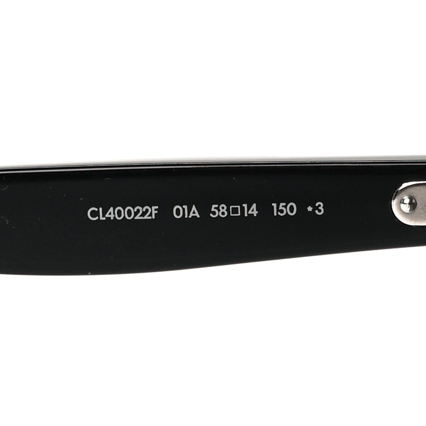 Acetate Sunglasses CL40022F Black