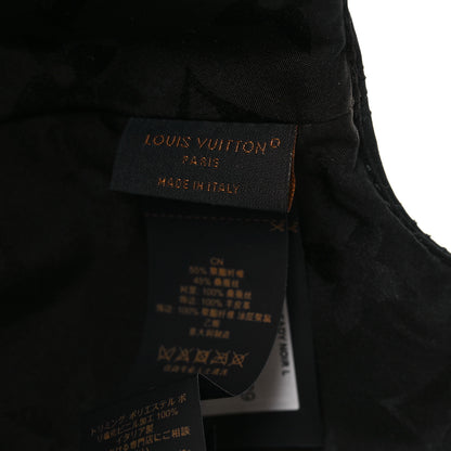 Louis Vuitton Polyester Silk Monogram LV Get Ready Cap L Black 7 of 8