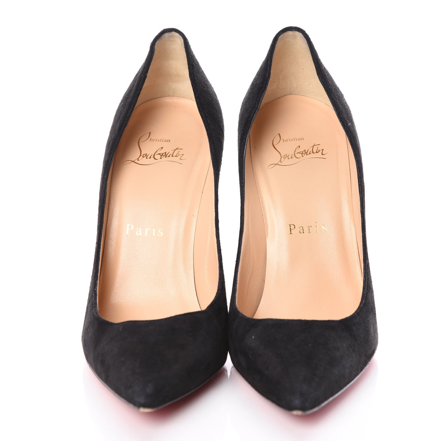 Christian Louboutin Veau Velours Decollete 554 100 Pumps 35.5 Black 2 of 9