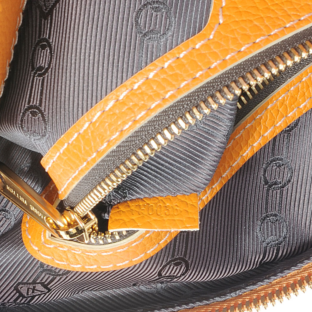 Tobago Leather Carryall Yellow
