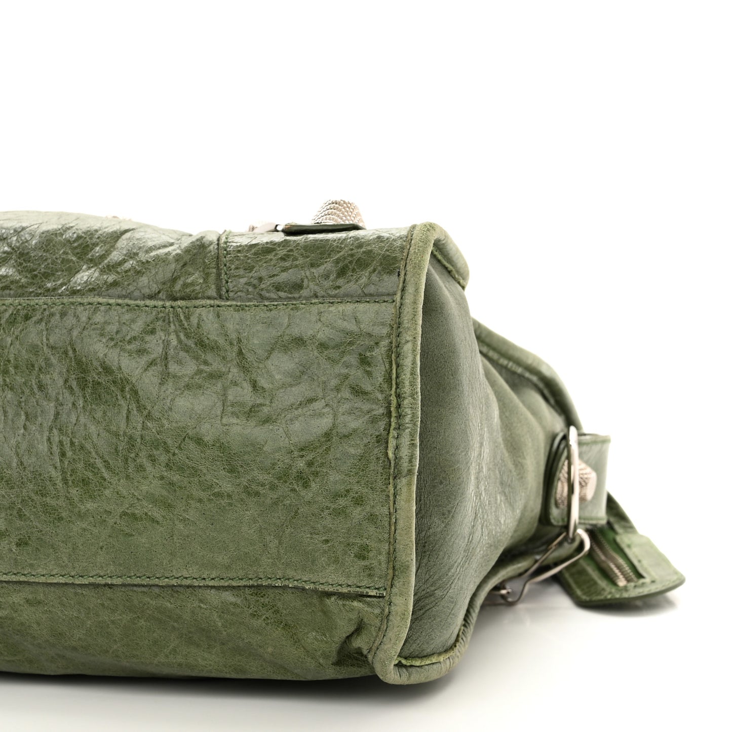 Agneau Giant 21 Silver Hardware City Vert Thyme