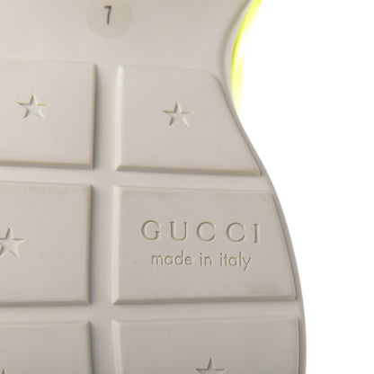 Gucci Calfskin Mens Rhyton Sneakers 7 Yellow Fluo 7 of 8