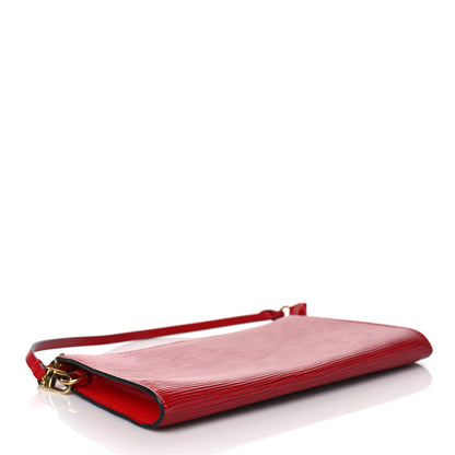 Louis Vuitton Epi Pochette Accessories 24 Castillan Red 3 of 7