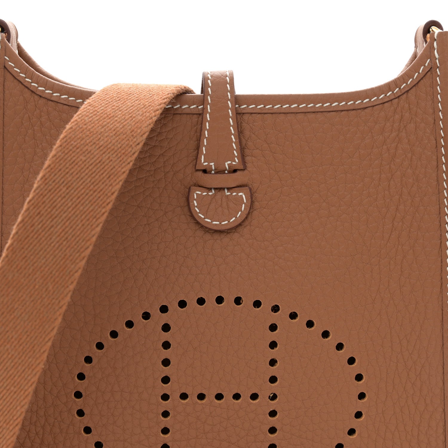 Hermes Taurillon Clemence Evelyne TPM Gold 10 of 11