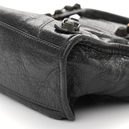 Balenciaga Agneau Giant 12 Gunmetal Hardware Mini City Gris Fossile 10 of 19