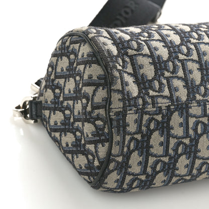 Christian Dior Oblique Roller Messenger Bag Blue 8 of 9