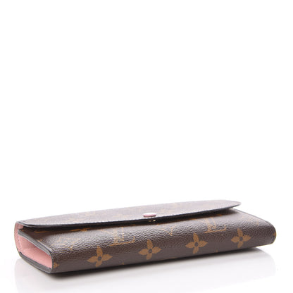 Louis Vuitton Monogram Emilie Wallet Rose Ballerine 4 of 9