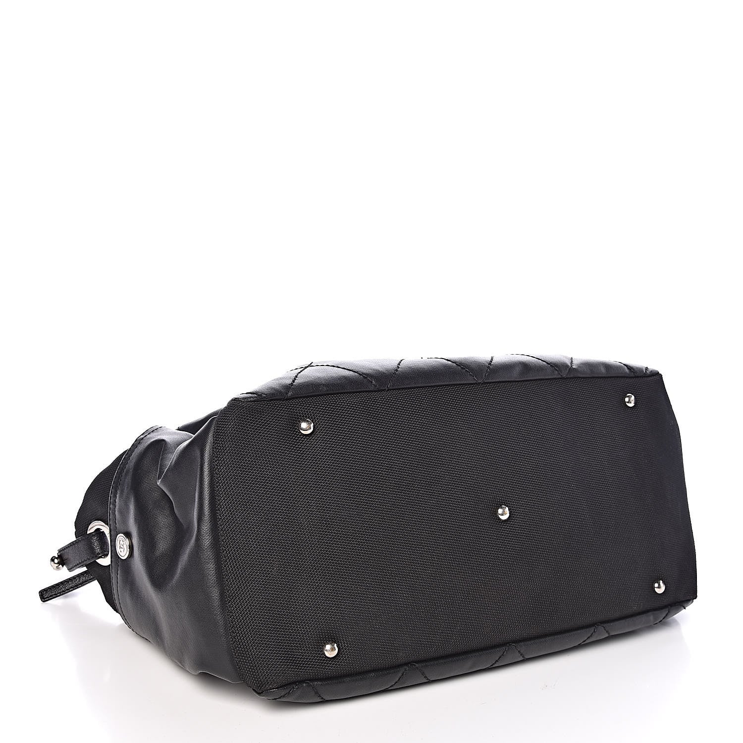 Chanel Coated Canvas Paris Biarritz Hobo Black 4 of 10