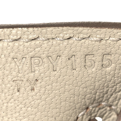 Hermes Togo Birkin 25 Craie 29 of 35