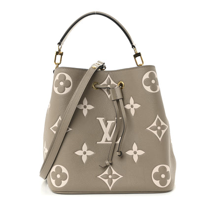 Louis Vuitton Empreinte Monogram Giant Neonoe MM Tourterelle Creme 1 of 10