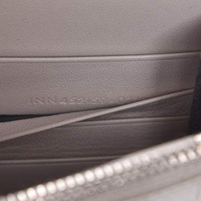 Saint Laurent Calfskin Crocodile Embossed Kate Monogram Tassel Chain Wallet Cremasoft 7 of 8