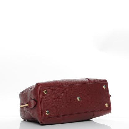 Louis Vuitton Taurillon Dora Ultra Soft MM Bordeaux 5 of 8