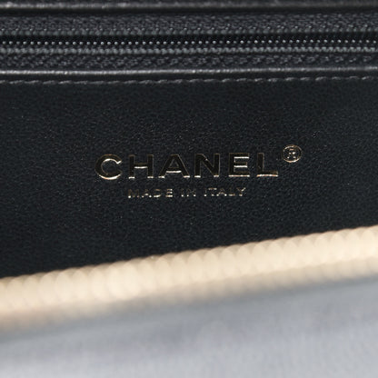 Chanel Caviar Quilted Medium CC Filigree Vanity Case Black 8 of 9
