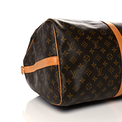 Louis Vuitton Monogram Keepall Bandouliere 55 9 of 17