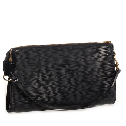 Louis Vuitton Epi Pochette Accessories 24 Black 3 of 7