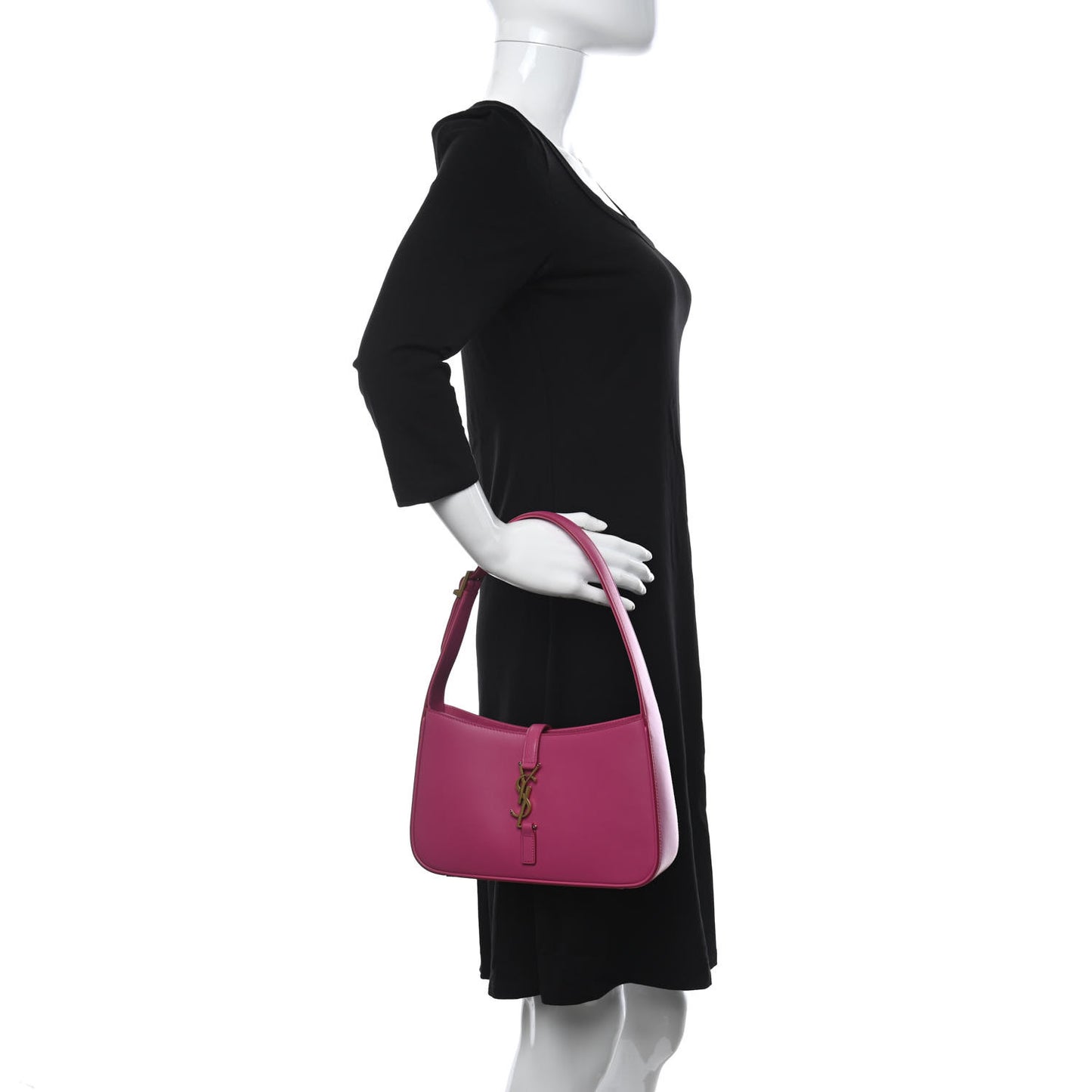 Satin Le 5 A 7 Mini Hobo Guava Pink