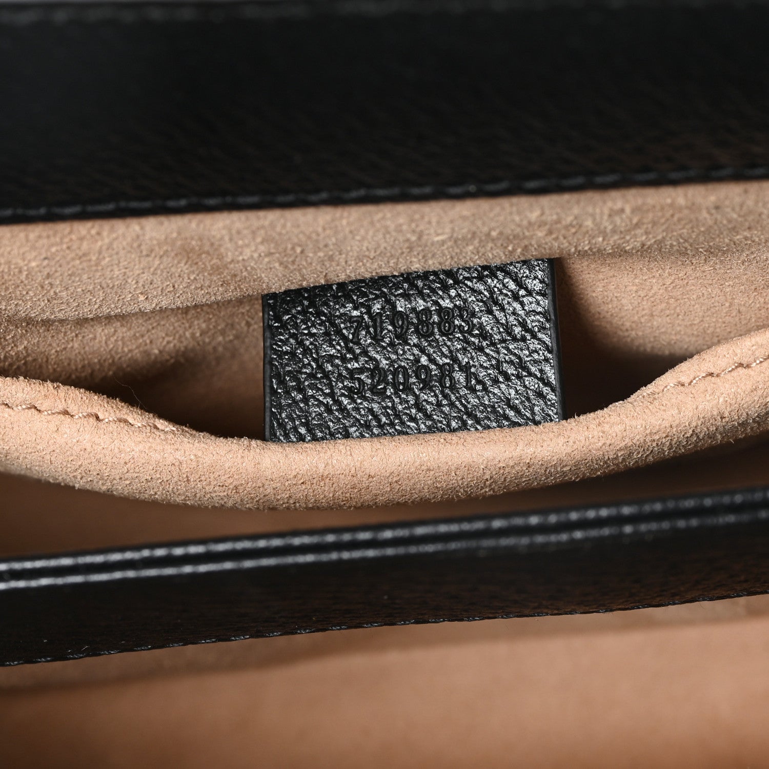 Gucci Calfskin GG Web Small Ophidia Chain Shoulder Bag Black 7 of 10
